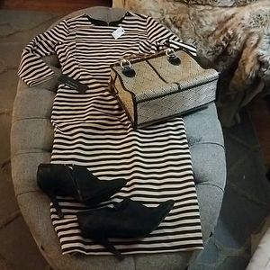 New with tags striped Sheath dress by the Limited
